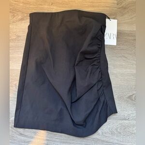 Black Zara mini skirt